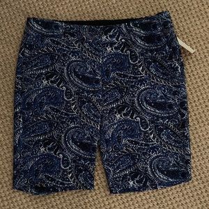 Adrienne Vittadini paisley shorts